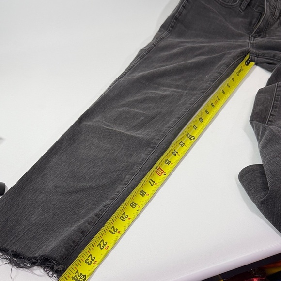 Madewell Women's Dark Gray Boot Cut Jeans Stovepipe size 25 - Picture 7 of 15